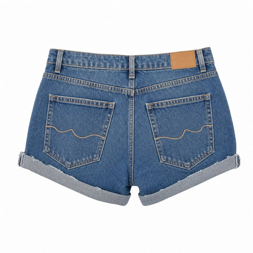 Noir Vintage Denim Shorts